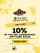 The Bee Conservancy gift card. 10% of online gift card sales will be donated back to the organization. order now. *online only. restrictions apply. See card for details.